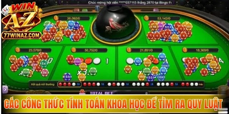 Các công thức tính toán khoa học để tìm ra quy luật soi cầu Tài Xỉu MD5