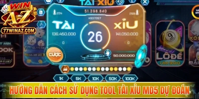 Hướng dẫn cách sử dụng Tool Tài Xỉu MD5 dự đoán