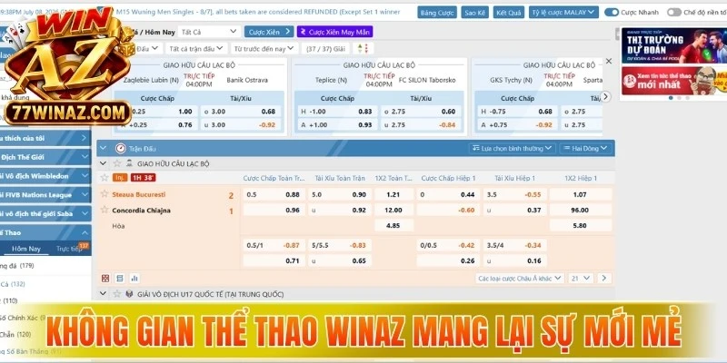 Không gian thể thao WinAZ mang lại sự mới mẻ 