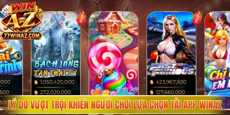 Lý do vượt trội khiến người chơi ưu tiên lựa chọn tải app WinAZ